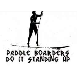 Greeting Card - Stand-up paddle board