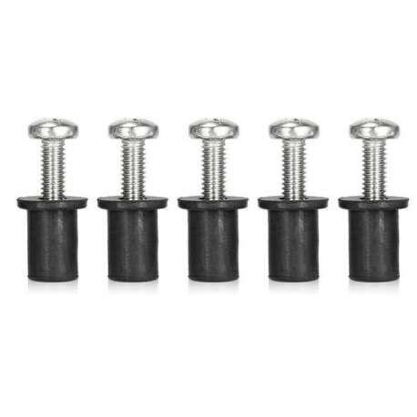 Well Nut and Screw kit 5 pack - 25mm stainless screws
