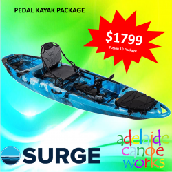 SURGE kayaks - FUSION 10 PEDAL FISHING KAYAK 