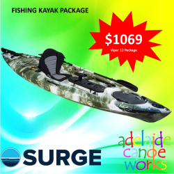 SURGE kayaks - VIPER 12 1 FISHING KAYAK - Green Black