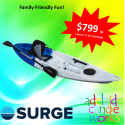 SURGE kayaks COSMOS 11 (1 + 1) FISHING KAYAK - NEW STOCK IN STORE!