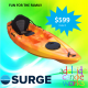 SURGE kayaks - Cruiser 9 KAYAK 