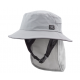 Grey - Indo Stiff Peak Surf Hat 